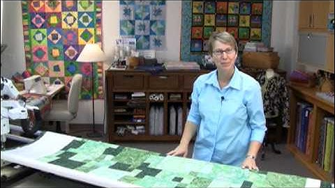Quilting with QBOT - Keeping the Quilt Straight - Basting