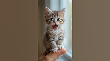 Cute Kitten singing apt song Cat 13  #kitten #ytshorts #cat #ai #cute  #shorts #catlovers #cutecat