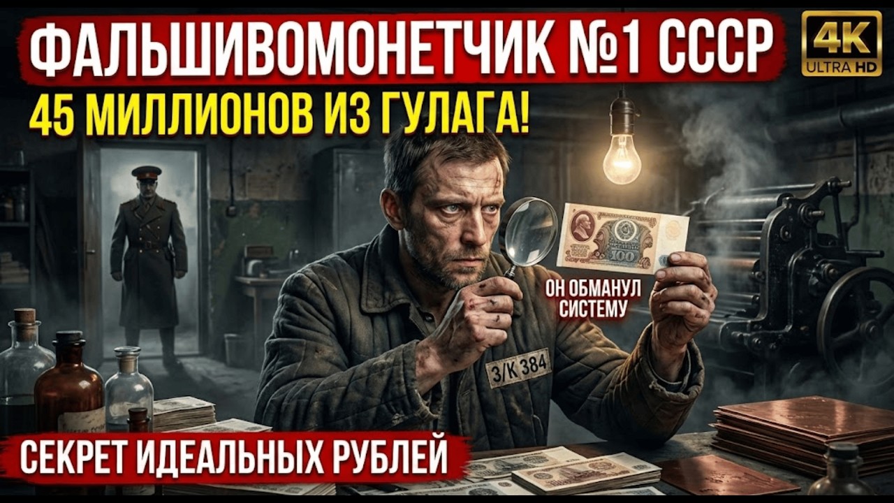 ЕГО КУПЮРЫ НЕ ОТЛИЧИЛИ ОТ НАСТОЯЩИХ НЕВЕРОЯТНАЯ ИСТОРИЯ ЗЭКА ФАЛЬШИВОМОНЕТЧИКА