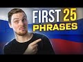 Russian language  lesson 1  your first 25 phrases for absolute beginners