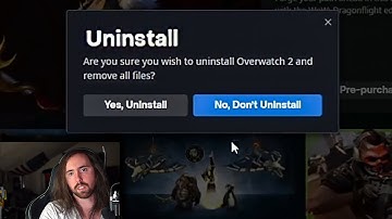 Asmongold quits Overwatch 2 and Uninstalls