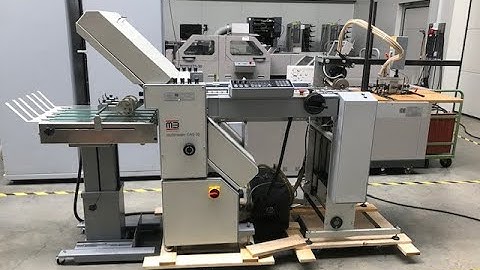 MB Bäuerle used folder multimaster CAS 38 - LA-POSTPRESS - #22177