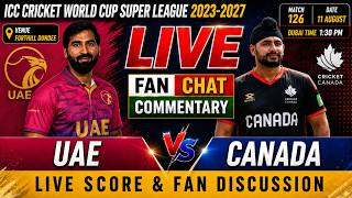 🔴 LIVE | UAE vs Canada LIVE | UAE vs CAN LIVE | Live Match Today | Live Score & Audio Commentary screenshot 1