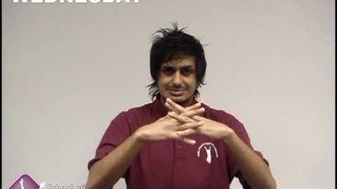 Learn Days of the Week in British Sign Language (BSL)