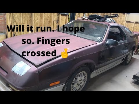 Will it run.  Pt.4 1989 Dodge Daytona junk yard / Salvage yard stimulus check buy  Ep 459