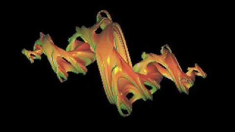 quaternion animation 3d art graphique fractal ( fractal explorer 2.00 )