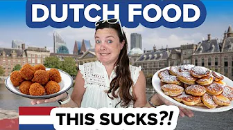 Everyone Told Us Dutch Food Sucks 👎 Canadians Feast in The Hague Netherlands