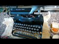 40's Remington Rand Typewiter. Pandora Cat.