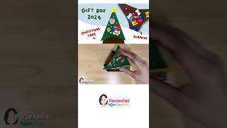 ทำกล่องของขวัญวันคริสต์มาส | DIY Christmas tree gift box 2024