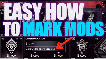 How to Mark Mods or Resources in Warframe for the Nighwave Mission