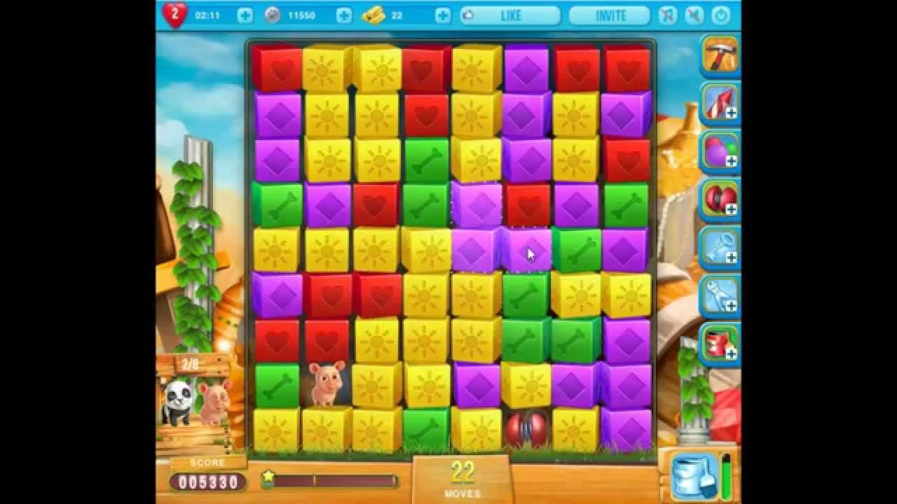 Pet Rescue Saga level 854 no hammers 😈 ►TOBIAS DEAMON◄