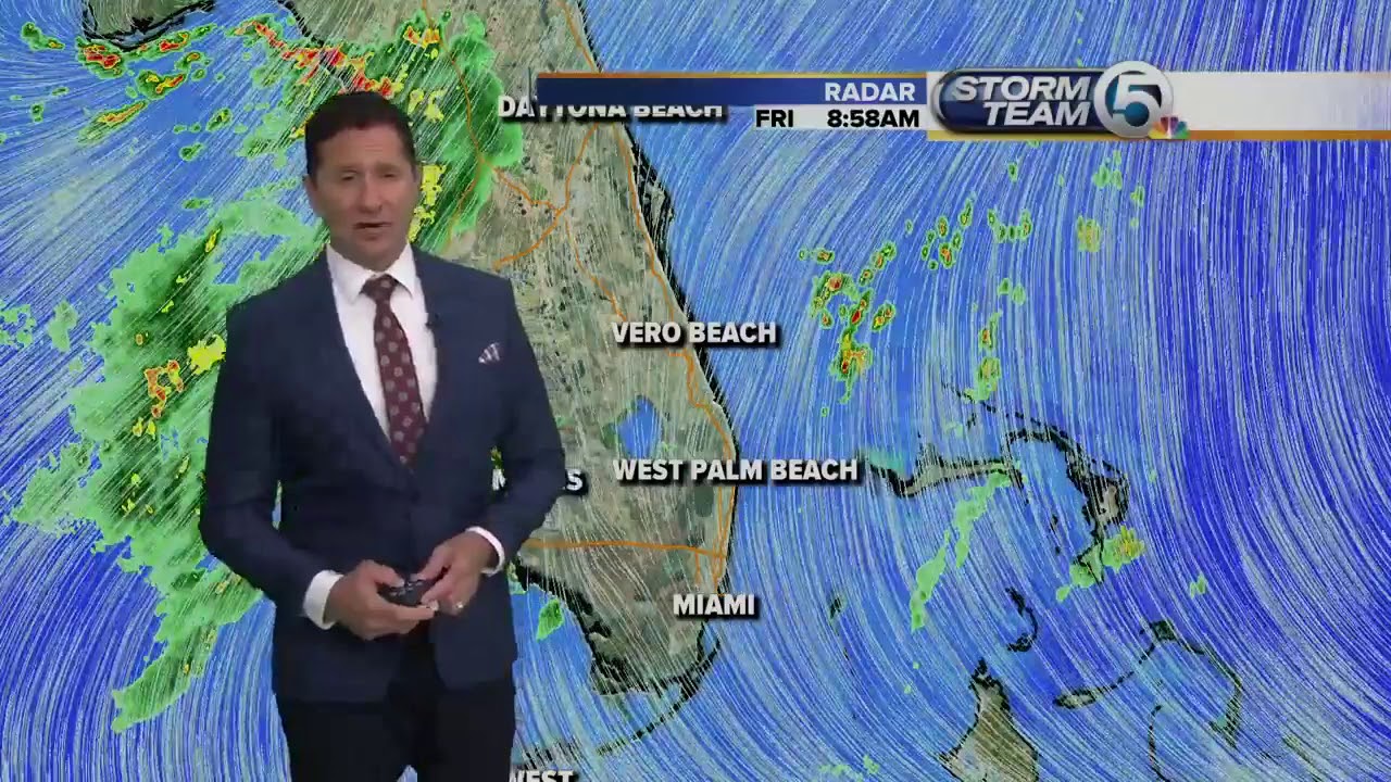 west palm beach airport car rental Friday midmorning forecast