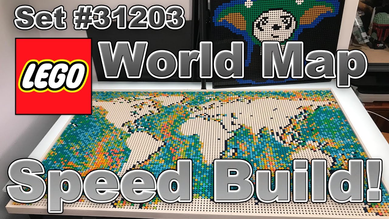 Lego World Map Alternative Set 31203