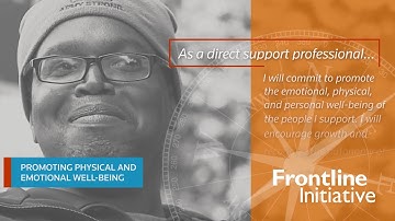 Code of Ethics Tenet 2: Promoting Physical and Emotional Well Being