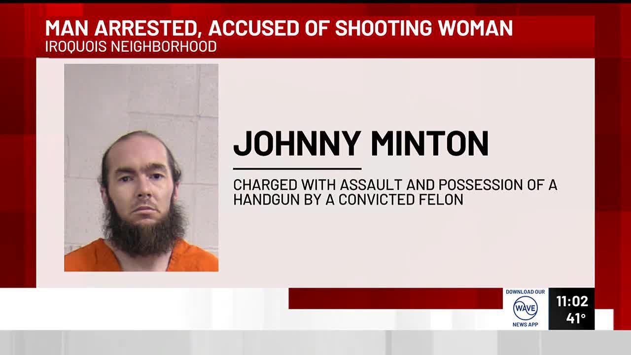 Louisville man arrested after woman shot overnight in Iroquois ...