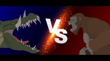 Kong VS Lizzie/ Pivot Animator