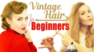 Vintage Hair For Beginners - How to Create a Retro Look screenshot 4