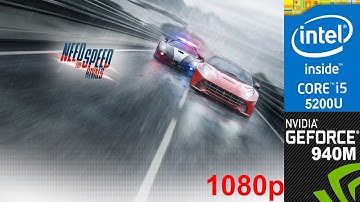 NFS Rivals on HP Pavilion 15-ab032TX, Medium Setting 1080p, Core i5 5200u + Nvidia Geforce 940m