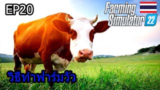 Farming Simulator 22 EP20 วิธีเลี้ยงวัวแบบมืออาชีพ