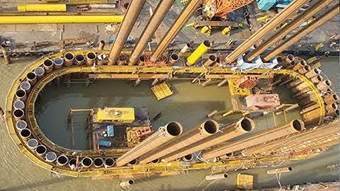 Thi công cọc ống thép bằng công nghệ cực kỳ hiện đại - Máy Công Trình Ba Miền