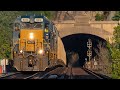 CSX Coal Train with Rare 40-Year-Old EMD SD40-2 Leading!
