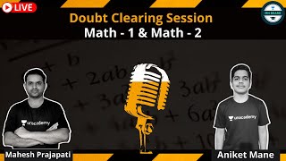 Class 10: Doubt Clearing Session | Maths 1 & Maths 2 | Aniket Mane & Mahesh Prajapati
