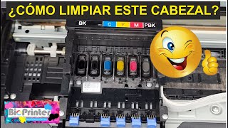 LIMPIEZA CABEZAL CON CARTUCHOS RECARGABLES EN EPSON XP-510.HEAD CLEANING WITH RECHARGEABLE CARTRIDGE