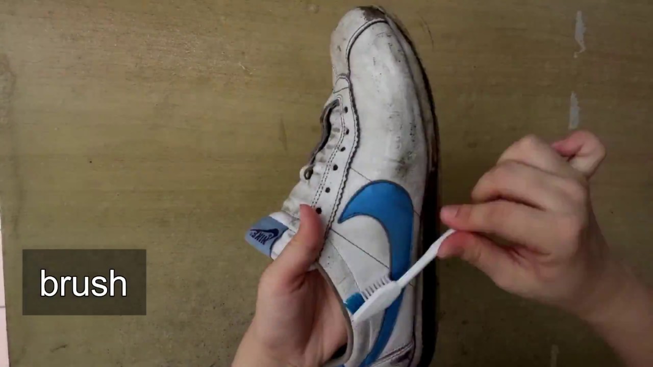 how to clean your shoes outside and inside - YouTube