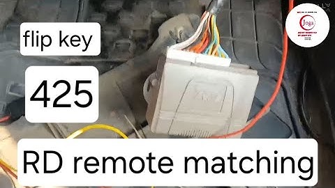 rd center lock remote programming and properly matching new remote programming