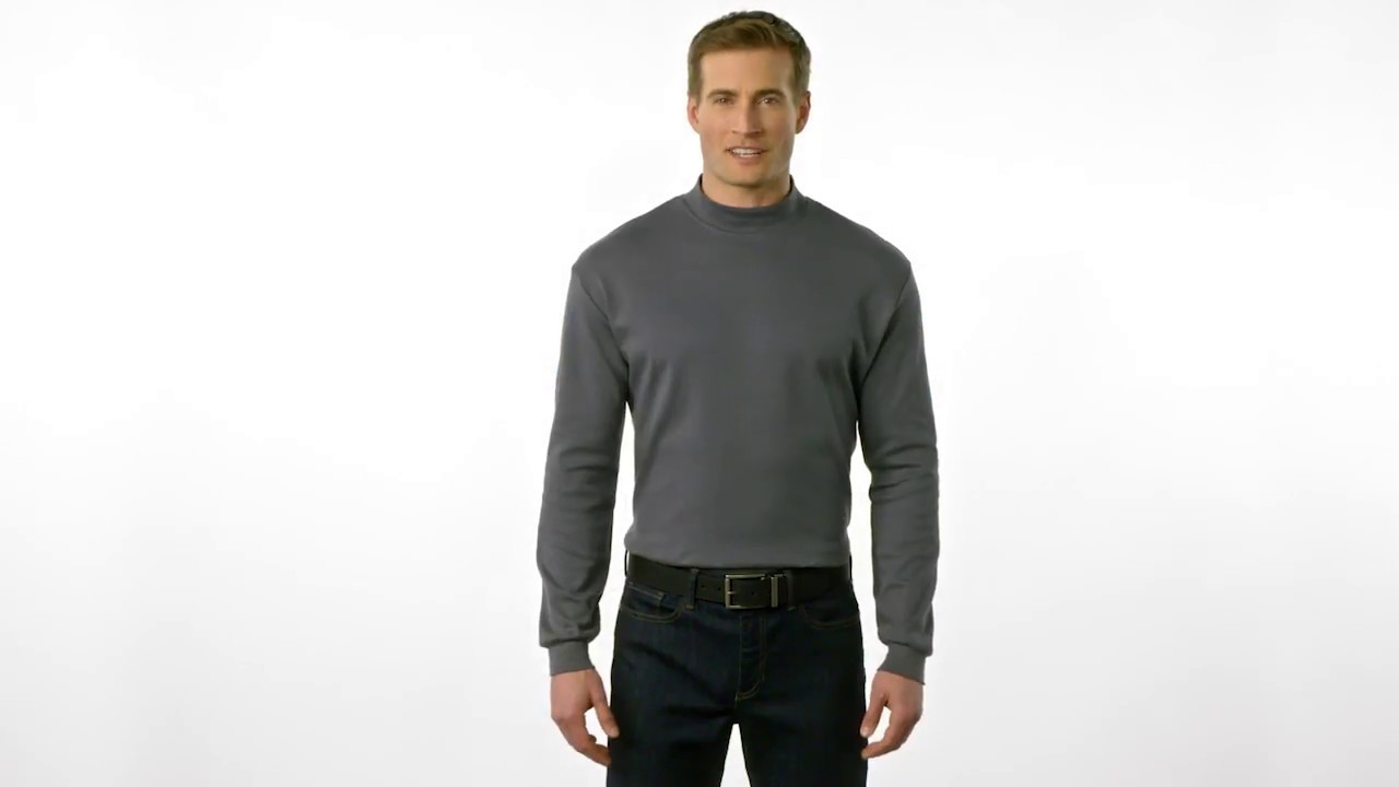 Interlock Knit Mock Turtleneck. K321 