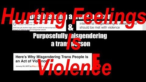Deadnaming and Misgendering Violence...