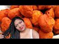 COOK WITH ME Nigerian bean cakes: AKARA  + BRAIDING MY HAIR . #cookwithme #vlog #hairbraiding