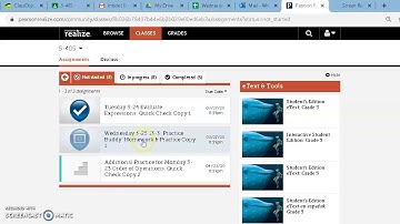 Directions for Pearson Realize