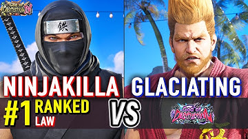 T8 🔥 NINJAKILLA (#1 Ranked Law) vs GLACIATING (Paul) 🔥 Tekken 8 High Level Gameplay