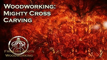 Mighty Cross CNC Carving Woodworking