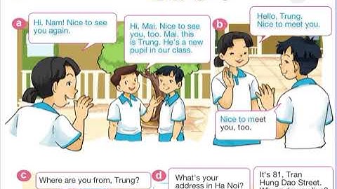 Unit 1. Lesson 1.1 Look, listen and repeat.