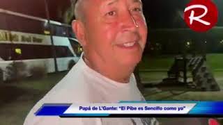 L-Gante se reencontró con su padre en Gualeguaychú mirá el video