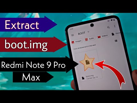 Extract boot.img Redmi Note 9 Pro Max || No Root