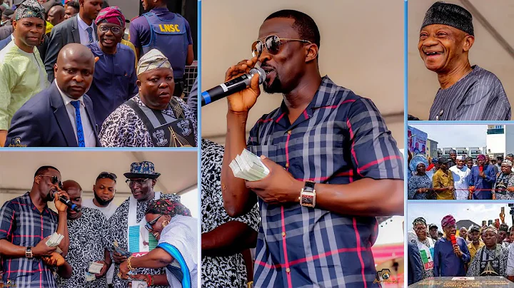 MALAIKA ON STAGE AS GOV SANWOOLU COMMISSIONS LAGOS ISLAND EAST NEW OFFICE COMPLEX