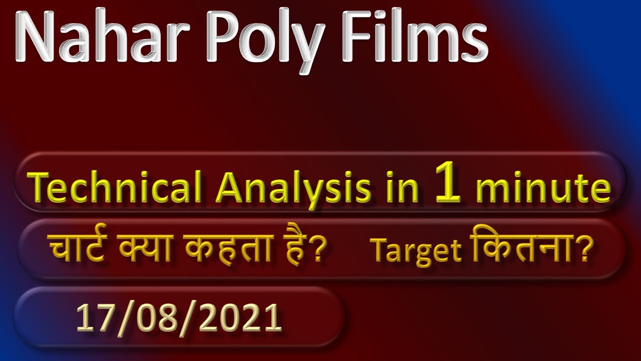 nahar poly films technical analysis