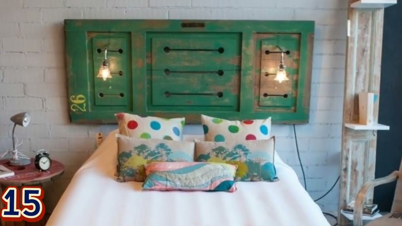 Невероятно, никогда не выбросить старую дверь - 17 красивых украшений идей