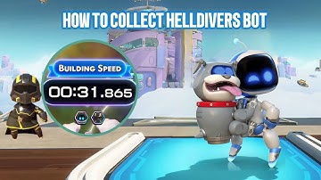 ASTRO BOT Speedrun Building Speed ( All Bots Collected, Gatch Lab & Unique Interaction)