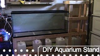 In this video im going to show you how i made a custom but easy to build aquarium stand. All you need is a few 2x4
