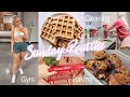 My Productive Sunday Routine - Meal Prep, Cleaning, Workout &amp; Grocery Haul!