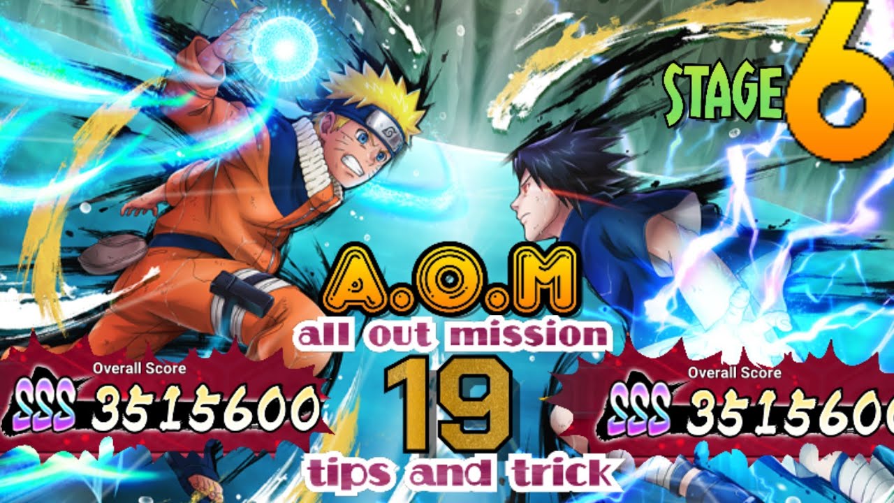 NxB NV : all out mission aom 19 stage 6 complete tips and trick | naruto x boruto ninja voltage