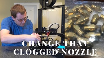 3D Printer Nozzle Change - Complete Walk Through