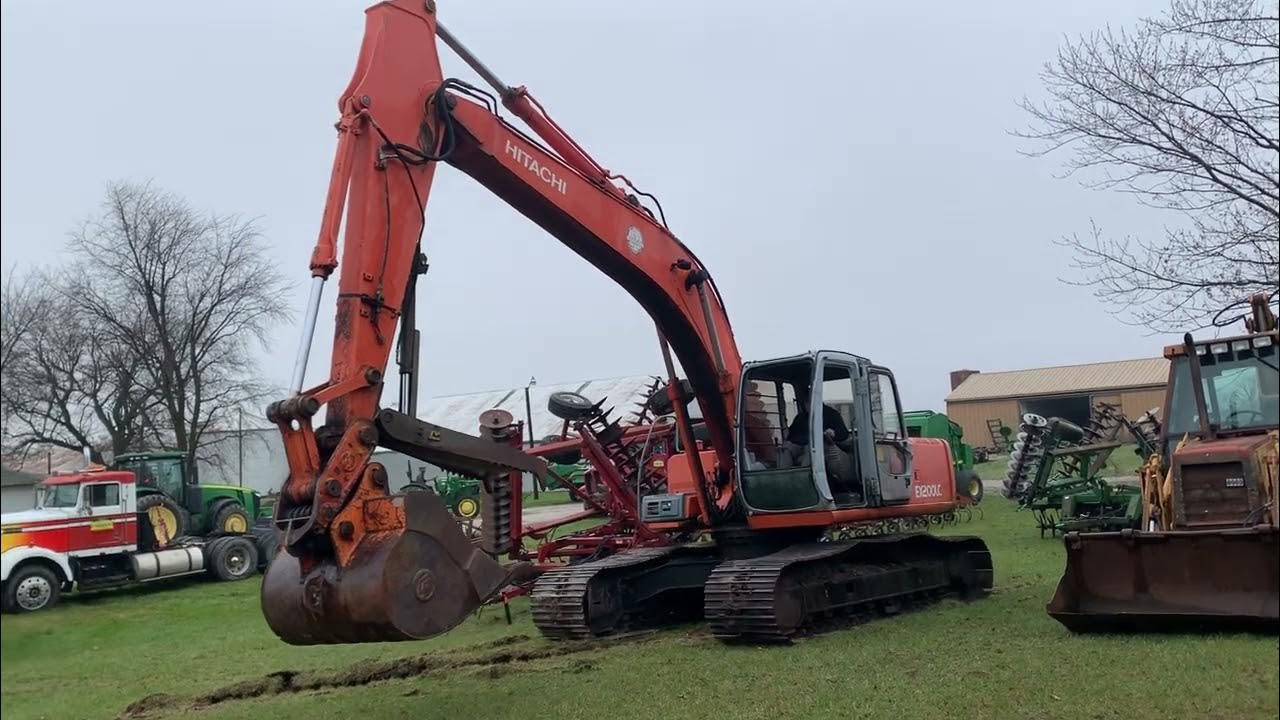 Hitachi EX200LC Excavator - YouTube