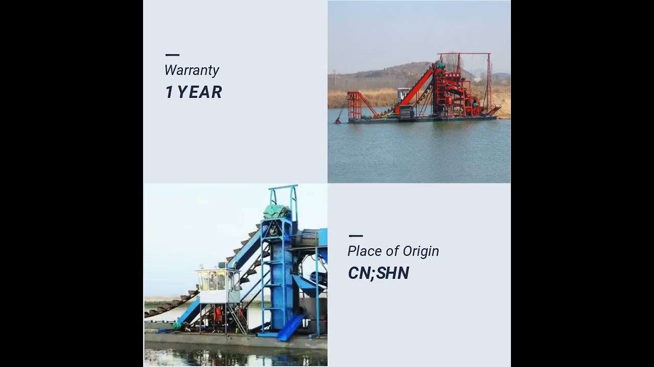 High Efficiency Bucket Chain Gold River Mining Machinery for Sale