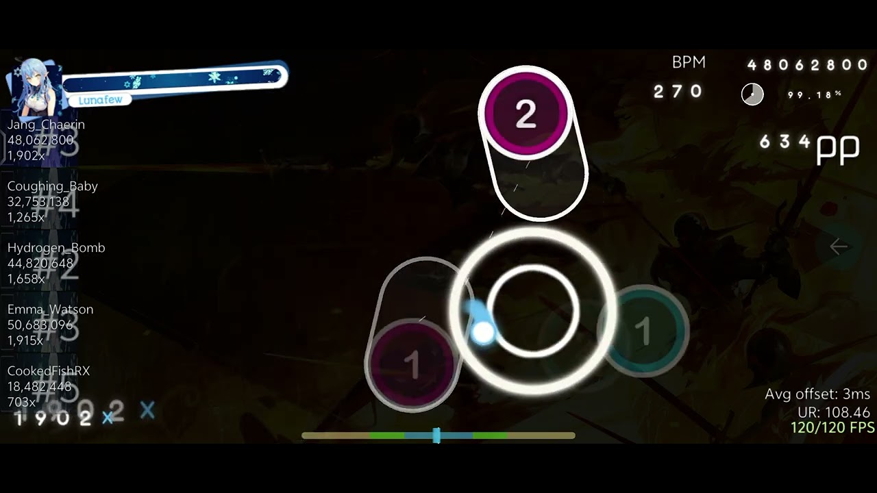 osudroidrx | 1st fc on World's end - Millefolium (ver Azrulk ) +HRHD 1.2kpp