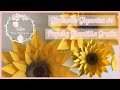 Girasoles Gigantes de Papel | Plantilla Gratis | Fáciles 🌻